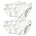 benetia Girls' Underwear Soft Cotton 4-8- Pack