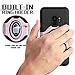 Samsung Galaxy S9 Case - eSamcore Ring Holder Kickstand Cases + Dashboard Magnetic Phone Car Mount [Rose Gold]