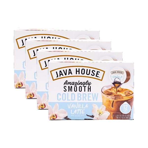 JAVA HOUSE FRENCH VANILLA LATTE COLD BREW COFFEE...