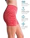 Homma Women's Seamless Compression Heathered Yoga Shorts Running Shorts Slim Fit (medium, coral)