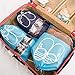 Mikicat Portable Travel Shoe Bags Dust-Proof Drawstring with Window Design Water-Resistant Shoe Storage Bags (Drawstring)