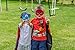 MIJOYEE Superhero Capes and Mask Costumes for Kids,Cartoon Dress up (Flash and Green Lantern - Boys)