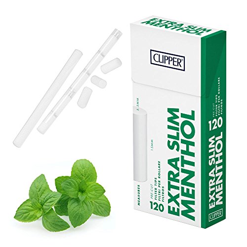 Buy Clipper Extra Slim Menthol Filter Tips Mint Flavoured Filter Tips