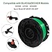 THTEN SF-080 String Trimmer Spool Line Compatible with Black and Decker SF-080-BKP 20ft 0.080