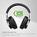 AUSDOM ANC8 Active Noise Cancelling Bluetooth Headphones, Wireless Over-Ear Headphones with Super HiFi Deep Bass, Built-in Microphone and 20 Hours Playtime for Travel, Work and anywhere