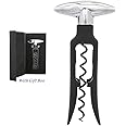 Amlong Plus Self Pulling Easy Corkscrew Wine Opener 6" with Gift Box
