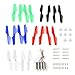 Coolplay Full Set Spare Parts with Main Blade Propeller Motors Main Gear Set with Shaft Mounting Screws Replacement for Syma X11 X11C X13 RC Quadcopter
