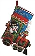 Bucilla Candy Express Christmas Stocking Felt Applique Kit 86147 18-Inch