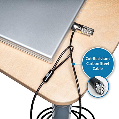 Kensington Combination Cable Lock for Laptops and Other Devices (K64673AM) (Certified Refurbished) - Thumbnail 4