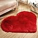 Hot Sale!DEESEE(TM)Wool Imitation Sheepskin Rugs Faux Fur Non Slip Bedroom Shaggy Carpet Mats (G)