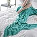[Holidayli]Holidayli Mermaid Blankets, Handmade Knitted Mermaid Tail Blankets for Adults Girls All Season Party [並行輸入品]