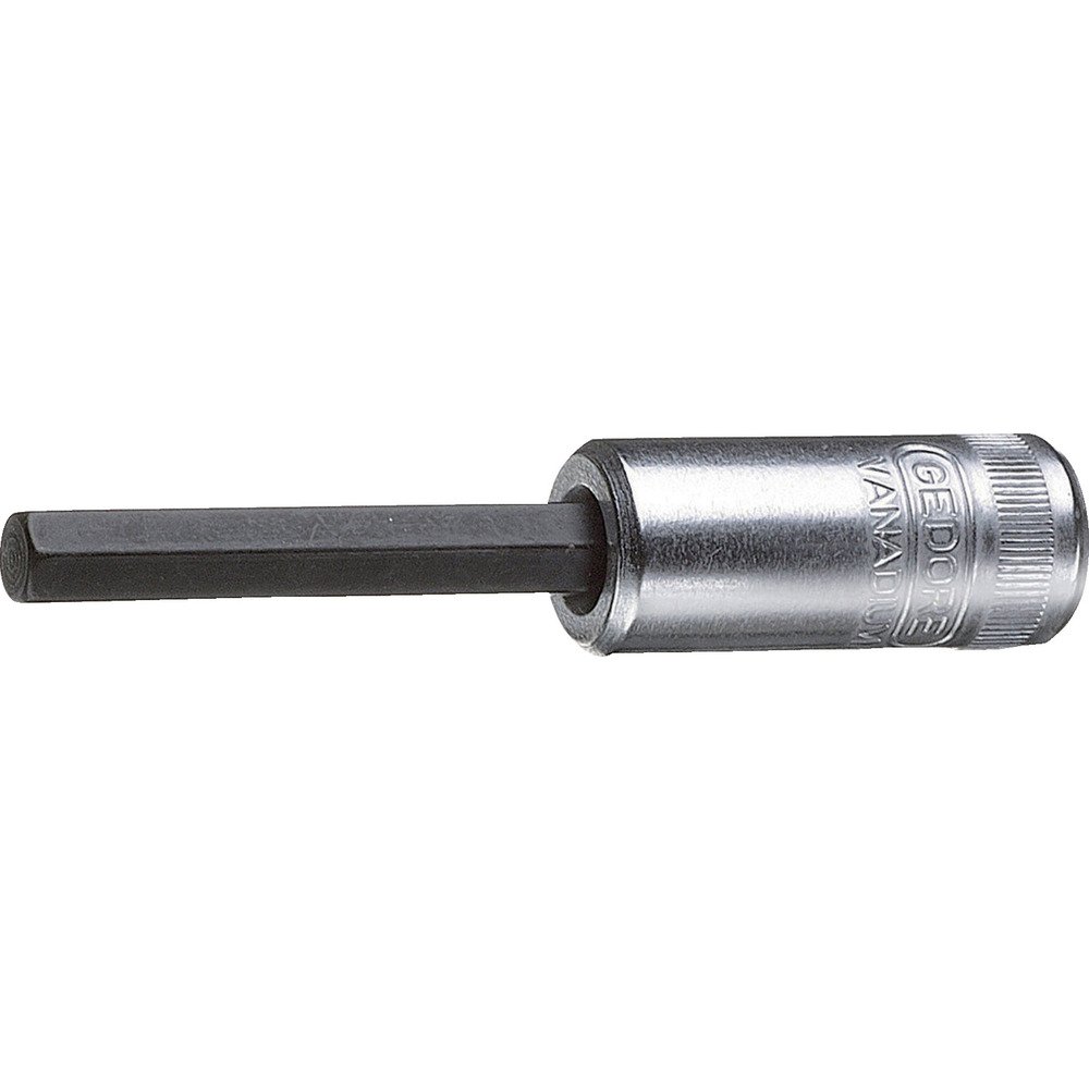 GEDORE Screwdriver Bit 3/8 Inch Long Inner Hexagonal 10 mm, Pack of 1, in 30 L 10-95