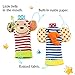 Daisy Cute Animal Wrist and Foot Rattles Finder Socks Set for Infant Baby Velcro Design Developmental Toys Set Elephant and Monkey - Wonderful Baby Gift