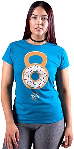Black Hart Apparel Kettle Donut Womens Performance Poly T-shirt Saphire