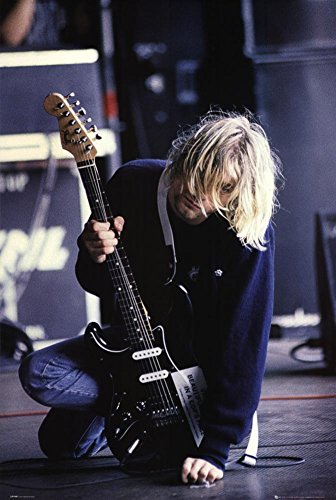 Kurt Cobain Guitar Poster