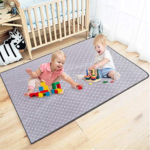 Splat Mat for Under High Chair Floor Mat Baby Waterproof Anti-Slip Splash Mess Mat Portable Play Mat and Table Cloth 51"
