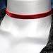 Twilight's Fancy 3/8 Plain Velvet Choker Necklace (Dark Red, Large)