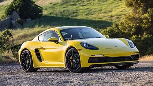 Porsche 718 Cayman GTS Car Poster Print (24x36 Inches)