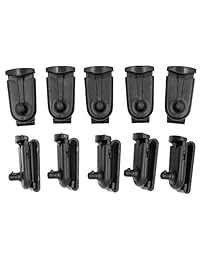 Amazingli Clip de cinturón para Motorola Talkabout 2 vías Radios Walkie-talkie negro 10pcs