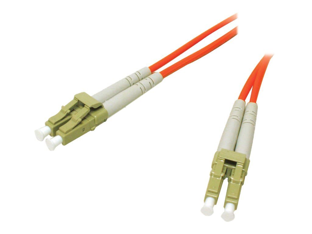C2G 2m Fibre/Fiber Optic Cable for Fast Ethernet, Fiber Channel, ATM and Gibabit Patch Cable LSZH LC/LC Duplex Multimode Multimode 62.5/125 MM