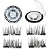 Upgraded Magnetic Eyelashes, Best Magnetic Eyelashes, Ultra Thin Dual Magnetic Eyelashes, Natural Look, Upgrade Fiber and Reusable Magnetic Eyelashes, Best 3D Magnetic Eyelashes for 2018