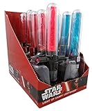 Disney's Star Wars Light Up Cross Guard Lightsaber Candy Suckers, Assorted Fruit (Pack of 10)