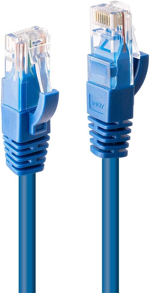 LINDY 7.5m CAT6 U/UTP Ethernet Cable, Blue