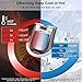 YIIOJUU Insulated Stemless Wine Tumbler with Spill Proof Lid, Dishwasher Safe, Rose Gold Double Wall Stainless Steel Wine Tumbler with Lid for Keeping the Red Wine and Coffee Cold or Hot, 12oz