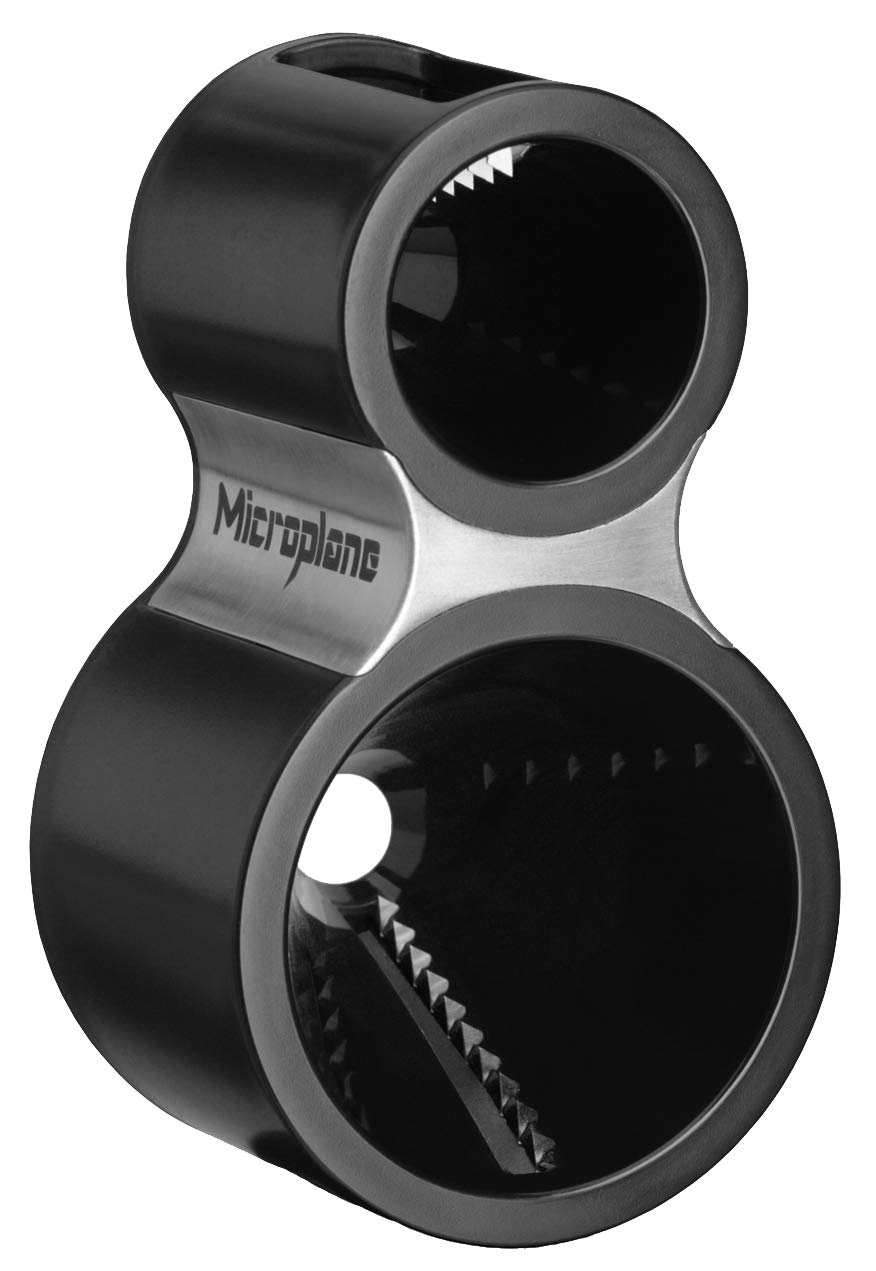 Microplane Spiral cutter with two slicing sizes Stainless steel / Black