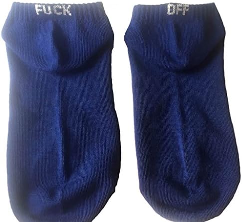 Mens Ankle Socks Funny Running Low Cut Wool Cotton Athletic Crew Socks (Blue)
