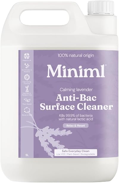 Miniml Eco Antibacterial Spray 5L Refill French Lavender Scent - Plant Based
