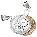 Jstyle Jewelry Stainless Steel Best Friend Puzzle Pendant,Music Note Engraved,with Chain