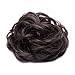 Scrunchy Updo Wavy Straight Hair Bun Clip Messy Donut, No Color, Size No Size