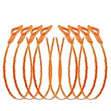 8 Pack Hair Drain Cleaning Tools, 19.6 inch Drain and Snake Clog Remover Drain Relief Auger with Plastic By Fommen