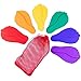 K-Roo Sports Set of Six Colorful Foot-Shaped Floor Markers - No-Slip Rubber Pairs of Footprints in Mesh Bag for School, Dance, Karate & Activities