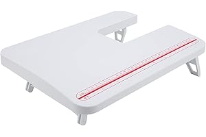 Rosvola Sewing Machine Extension Table, Foldable, Portable, Sturdy, Universal Fit, Easy to Install, Heavy Duty Sewing Machine