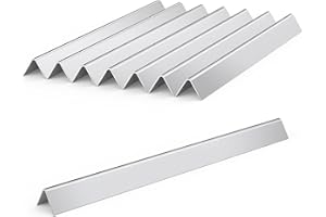 Stanbroil 18 Inch Flavorizer Bars for Weber Summit 400 Series - Stainless Steel Hot Plate for Weber Summit E/S 450/440/460/470 Gas Grills With a Smoker Box - Replacement Parts for Weber 67668, 8 PCS