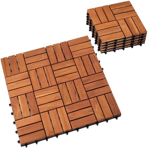 Teak Deck Tiles Pack of