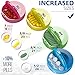 Pill Cases AM/PM Pill Organizer Twice a Day Pill Holder 2 Times a Day 7 Day Pill Container Weekly Portable Design and Removable Compartments to Hold Vitamins Supplements Daily Pill Reminder Dispenser