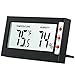 Indoor Digital Hygrometer Thermometer, Humidity Monitor with Temperature Gauge Humidity Meter, Big LCD Screen Multifunctional Hygrometer for Kids Home, Car, Office, Etc. (Mini)