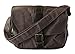 Ahmik Canvas Vintage Look Casual Medium Size Daily Messenger Shoulder Bag Brown