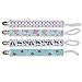 Pacifier Clips by VuminBox | 2-Sided Binky Clips for Baby Boys | Universal Strap/Holder/Leash for Soothies, Teethers, & Pacifiers