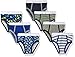 The Children's Place Big Girls Banded Underwear Briefs (7-Pack), Dinosaur Blue, 4T-5T