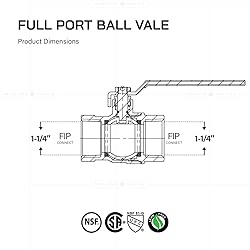 Everflow Supplies 605T114-NL No Lead Premium Full