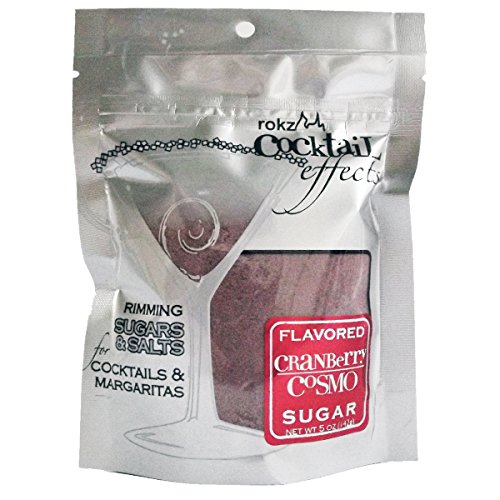 Cranberry Cosmo Cocktail Sugar, Drink Rimmer Pack of 3