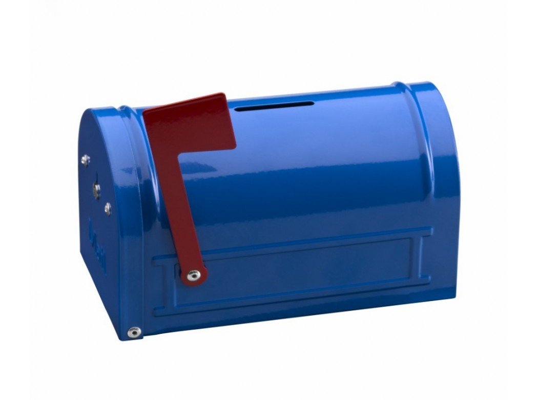 Arregui C-9700 Mail Money Box – 93 x 83 x 152 mm, Blue Painted Steel