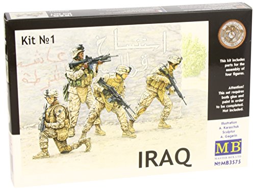Master Box USMC Soldiers Iraq Set # 1 (4) Figure Model Building Kits (1:35 Scale)
