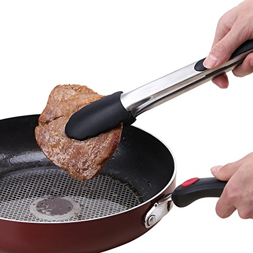 Grill BBQ Tools Accessories Set, Betetori Stainless Steel Tongs, Fish Turner and Kitchen shears