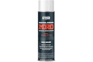SEYMOUR 620-1413 Industrial MRO High Solids Spray Paint, Gloss White 16 Ounce (Pack of 1)
