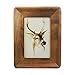icheesday 4x6 Wood Picture Frame with Glass Front,Rustic Handmade Burlywood Photo Frames for Table Top Display and Wall mounting